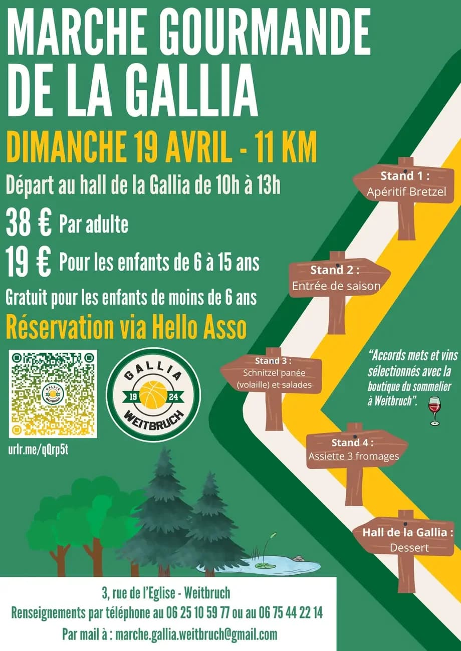Marche Gourmande de la Gallia Weitbruch 2026